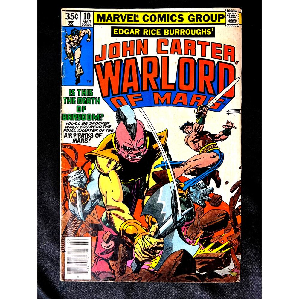 1978 Marvel John Carter Warlord Of Mars #10 - Graded  Very Good by ComicSnap App